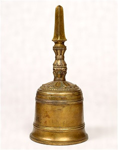 Gilt-bronze Single Pronged Vajra Bell