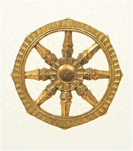 Gilt-bronze Jeweled Wheel (Rinbō)