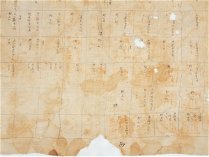 越中国射水郡鳴戸村墾田図 えっちゅうのくにいみずぐんなるとむらこんでんず
