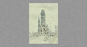 ベルリン ウィルヘルム一世記念教会の塔