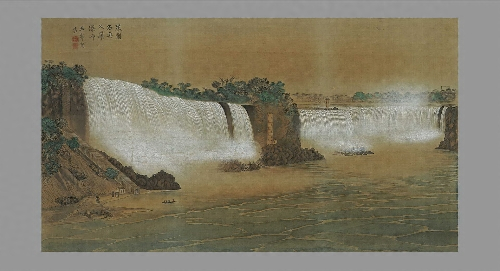 ナイアガラ瀑布図 文化遺産オンライン