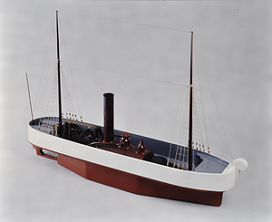 蒸気船雛形（スクリュ−船）