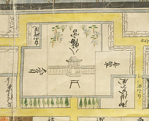 承応佐賀城廻之絵図 じょうおうさがじょうまわりのえず