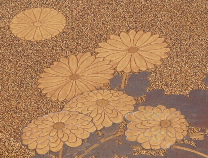 高級美術 菊紋 鋳銅製 花入 玄奥流 (高級木箱入)菊御紋