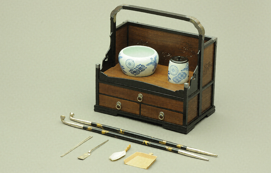 17,600円茶道具　茶懐石一式　木製　在銘　塗師　峰俊