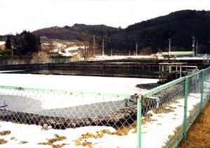 米内浄水場緩速沈殿池