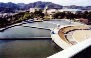 長江浄水場緩速ろ過池