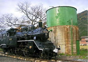 若桜鉄道若桜駅給水塔