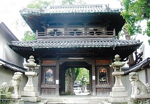 感田神社神門