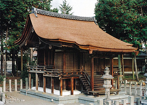 高木神社 境内社日吉神社本殿