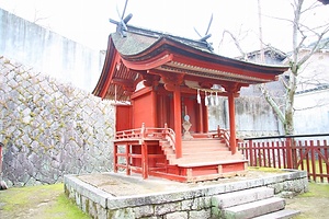 厳島神社末社荒胡子神社本殿