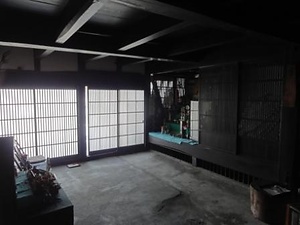 松延家住宅(福岡県八女郡立花町) 土間部