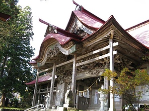 月山神社出羽神社湯殿山神社摂社月山出羽湯殿山三神社社殿（旧日月堂本堂）