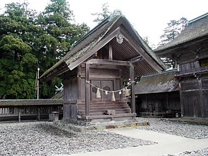 出雲大社 摂社門神社本殿（東）