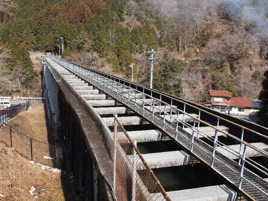 読書発電所施設 柿其水路橋 文化遺産オンライン