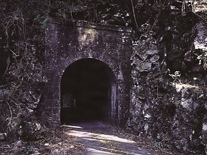 旧魚梁瀬森林鉄道施設 オオムカエ隧道