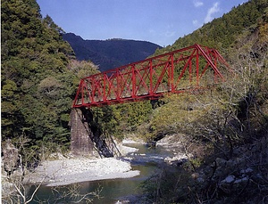 旧魚梁瀬森林鉄道施設 明神口橋