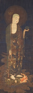 絹本著色地蔵菩薩像
