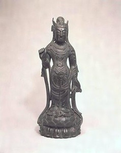 銅造菩薩立像