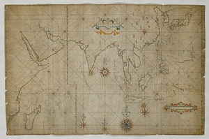 アジア航海図〈（羊皮紙著色）／〉