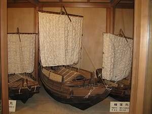 金刀比羅神社奉納模型和船