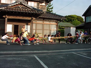 因幡の菖蒲綱引き