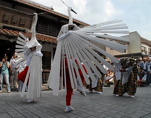 弥栄神社の鷺舞
