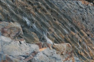 千尋岬の化石漣痕