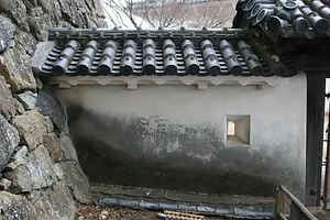 姫路城 への門西方土塀