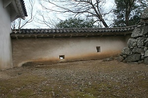 姫路城 ロの櫓東方土塀