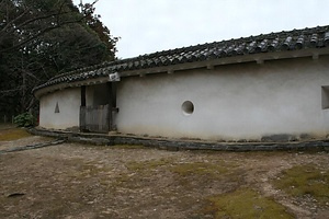 姫路城 はの門東方土塀