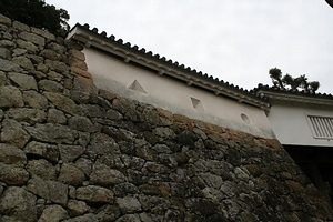 姫路城 はの門西方土塀