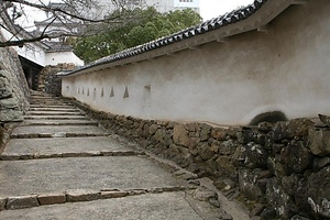 姫路城 はの門南方土塀