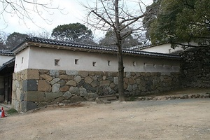 姫路城 ろの門東方土塀