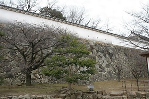 姫路城 ろの門西南方土塀