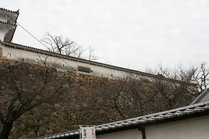 姫路城 カの櫓北方土塀