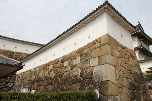 姫路城 菱の門南方土塀