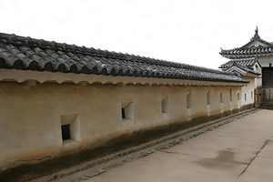 姫路城 太鼓櫓北方土塀