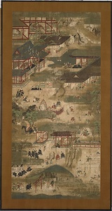 絹本著色聖徳太子絵伝（法隆寺献納） けんぽんちゃくしょくしょうとくたいしえでん（ほうりゅうじけんのう）