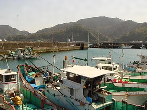久礼の港と漁師町の景観