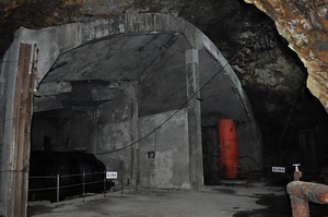 旧佐渡鉱山採鉱施設 大立竪坑捲揚機室