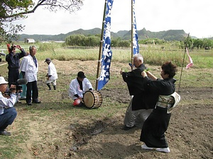 種子島宝満神社の御田植祭 たねがしまほうまんじんじゃのおたうえまつり