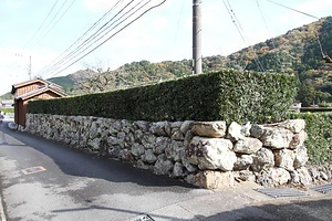 木村家住宅石積塀