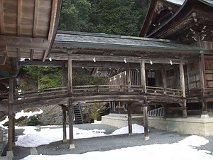 木山神社渡廊下
