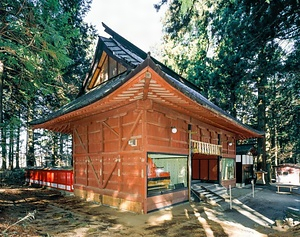 北口本宮冨士浅間神社 諏訪神社拝殿 きたぐちほんぐうふじせんげんじんじゃ すわじんじゃはいでん