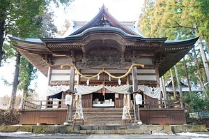熊野出速雄神社摂社侍従大神社拝殿