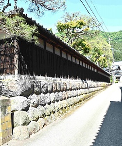 西野百助家住宅庭門及び南塀 にしのひゃくすけけじゅうたくにわもんおよびみなみべい