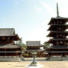 Buddhist buildings in the Horyu-ji area