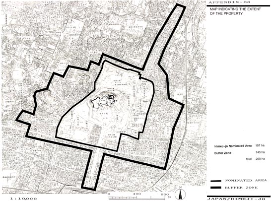 MAP INDICATING THE EXTENT OF THE PROPERTY