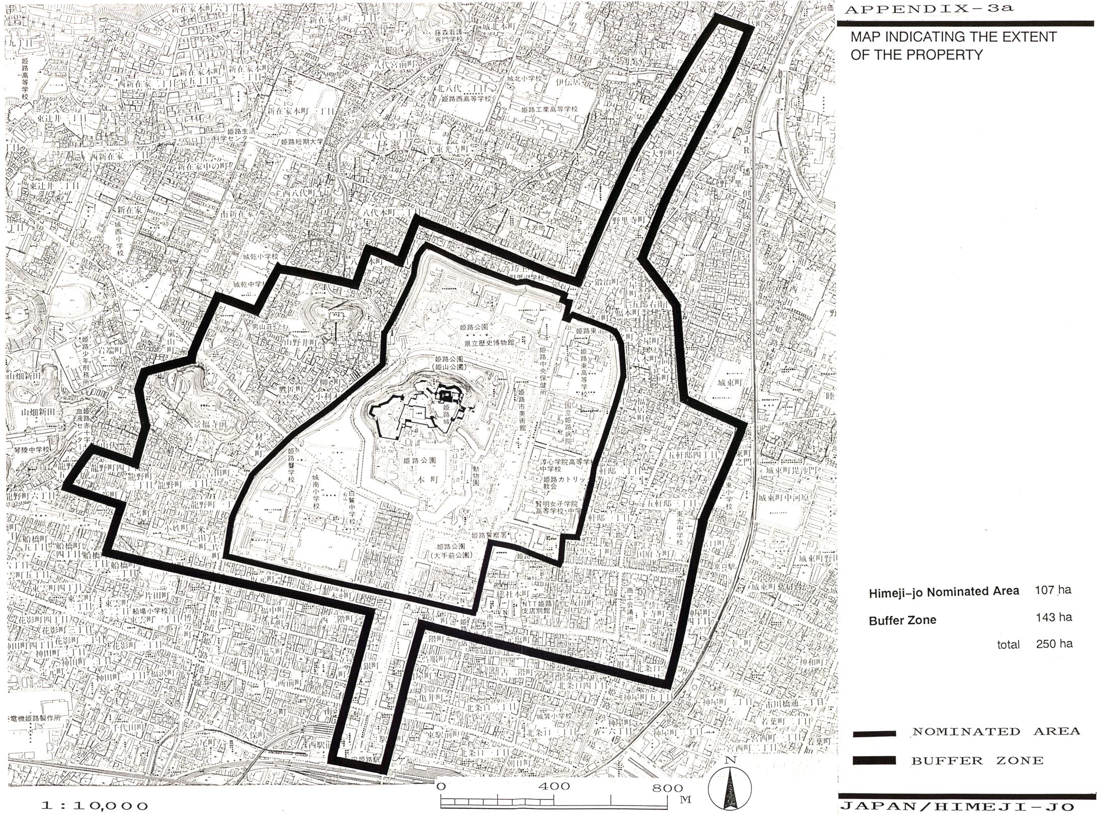 MAP INDICATING THE EXTENT OF THE PROPERTY